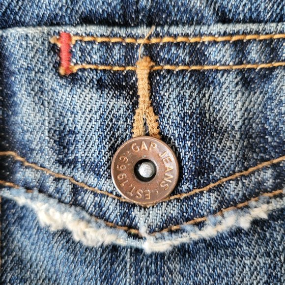 Women’s Gap Jean Jacket. S. Spring, Classic Denim.  EUC - Picture 4 of 6